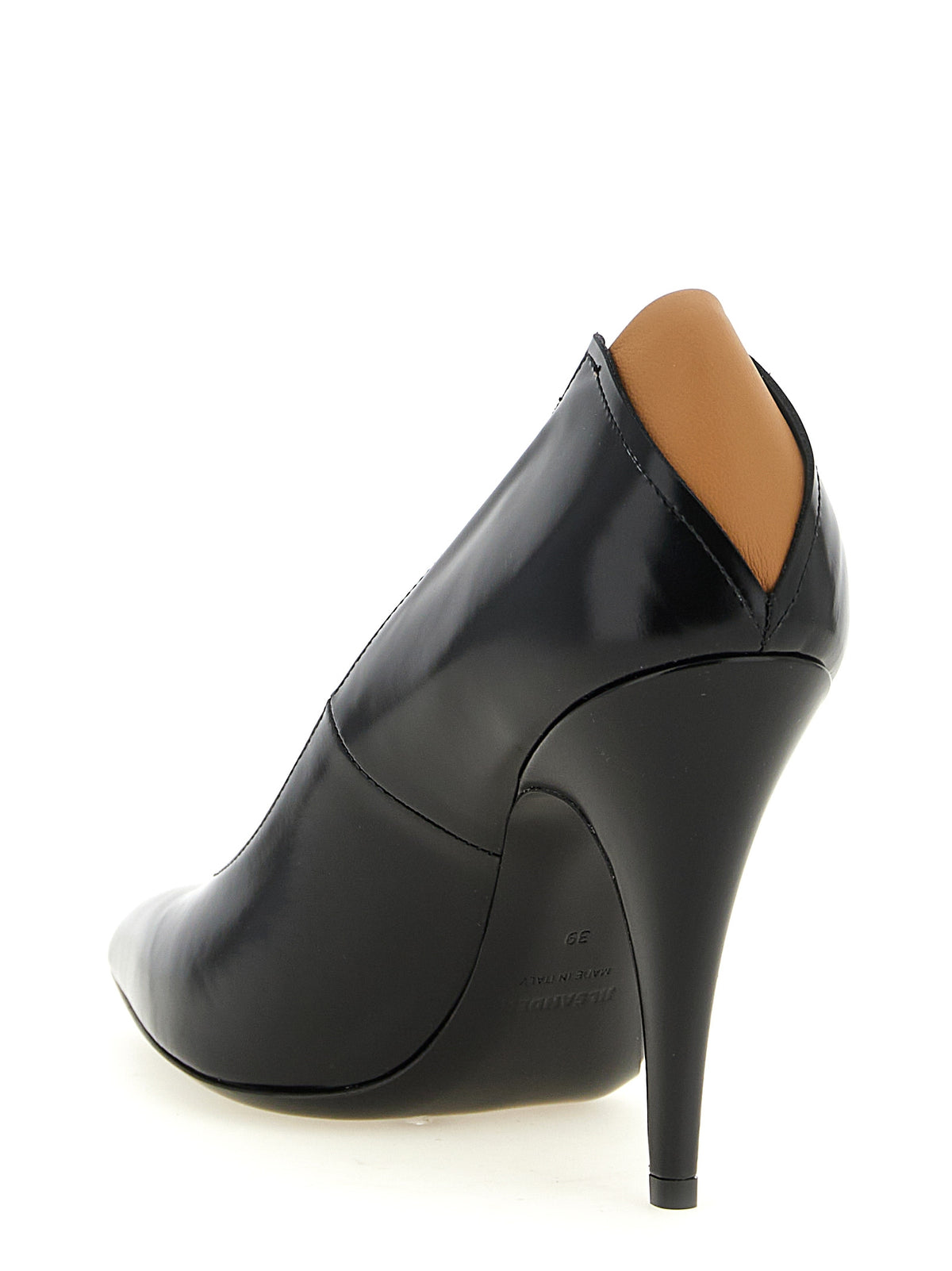 Jil Sander Black High-Heel Calfskin Pumps