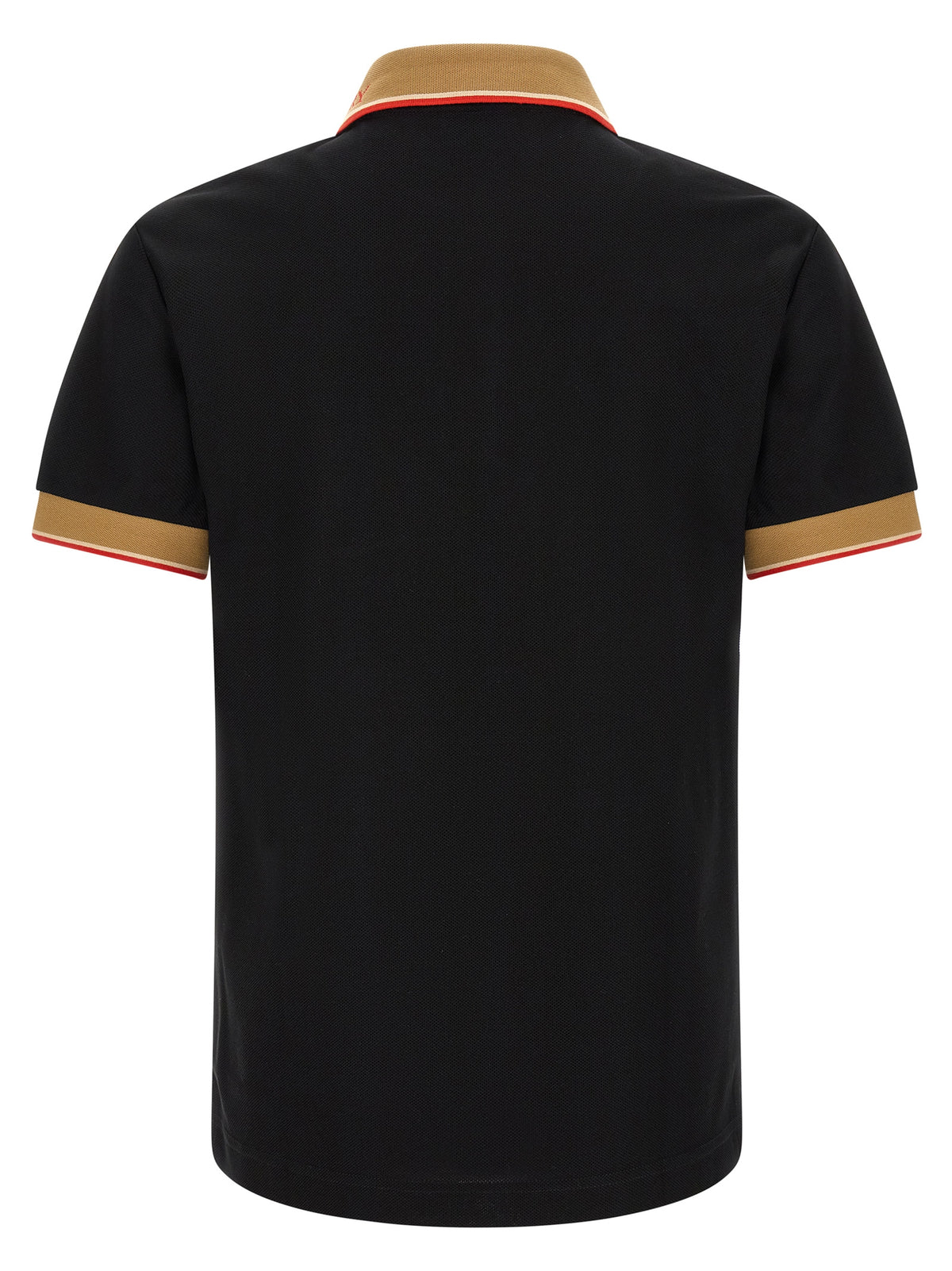 Burberry Schwarzes Baumwoll-Poloshirt