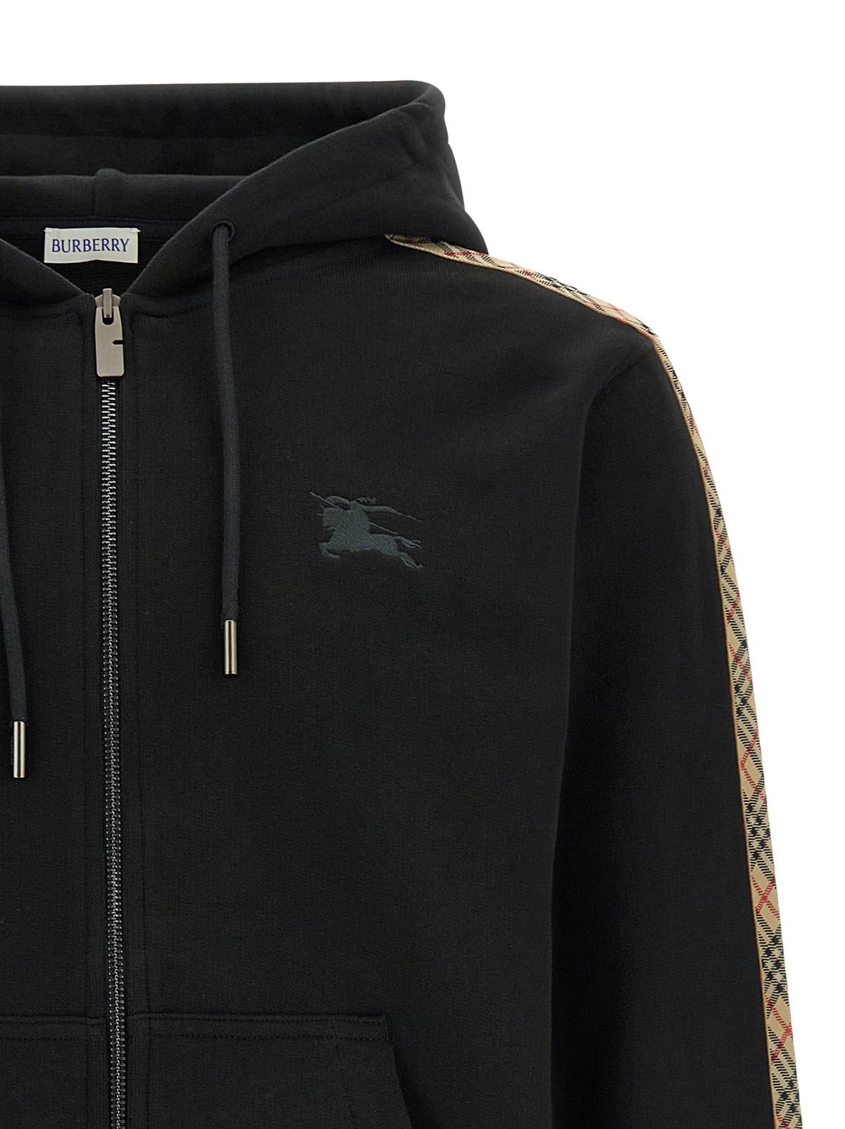 Burberry Schwarzer Baumwoll-Sweatshirt