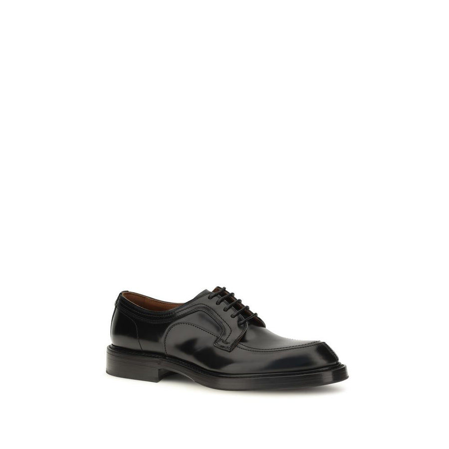 Dolce & Gabbana Black Calfskin Bos Taurus Oxfords and Derbys