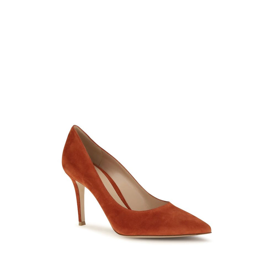 Gianvito Rossi Red Calf Leather High-Heel Pumps