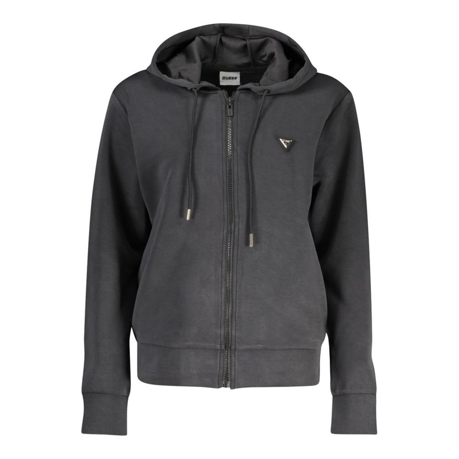 Guess Jeans Women's Black Polyester Hoodie