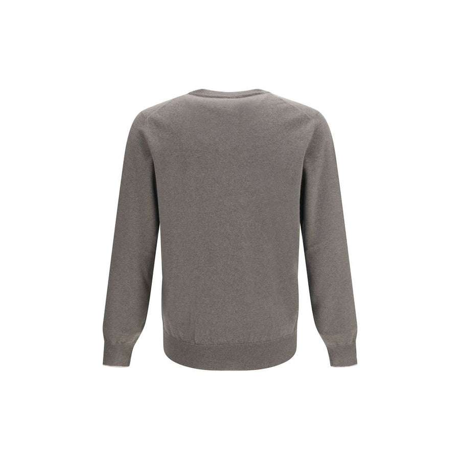 Brunello Cucinelli Grey Cashmere Sweater