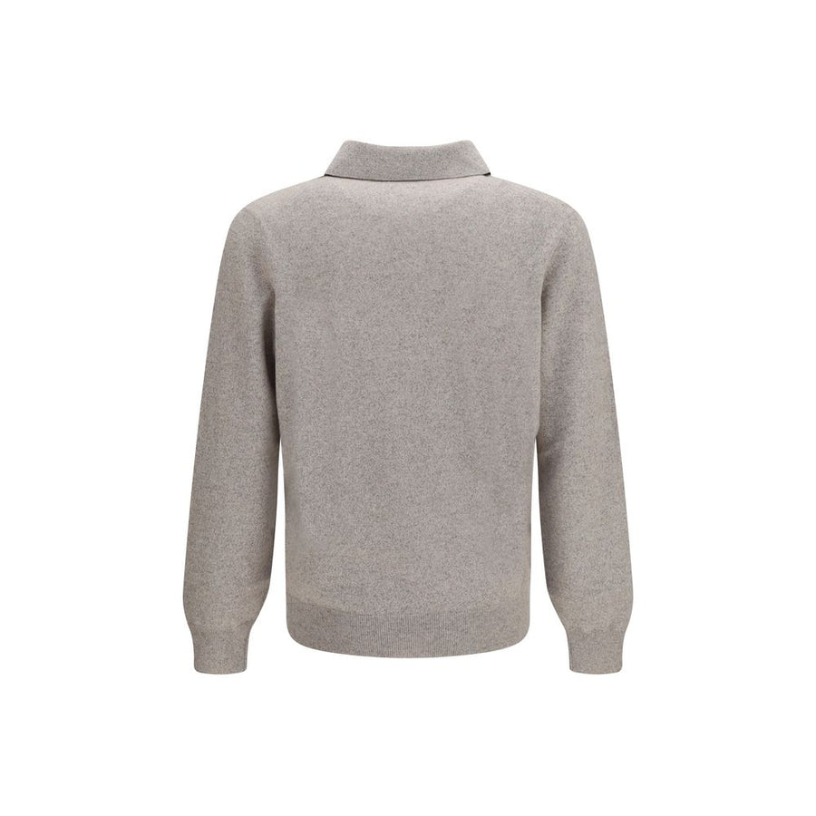 Brunello Cucinelli Grey Cashmere Sweater