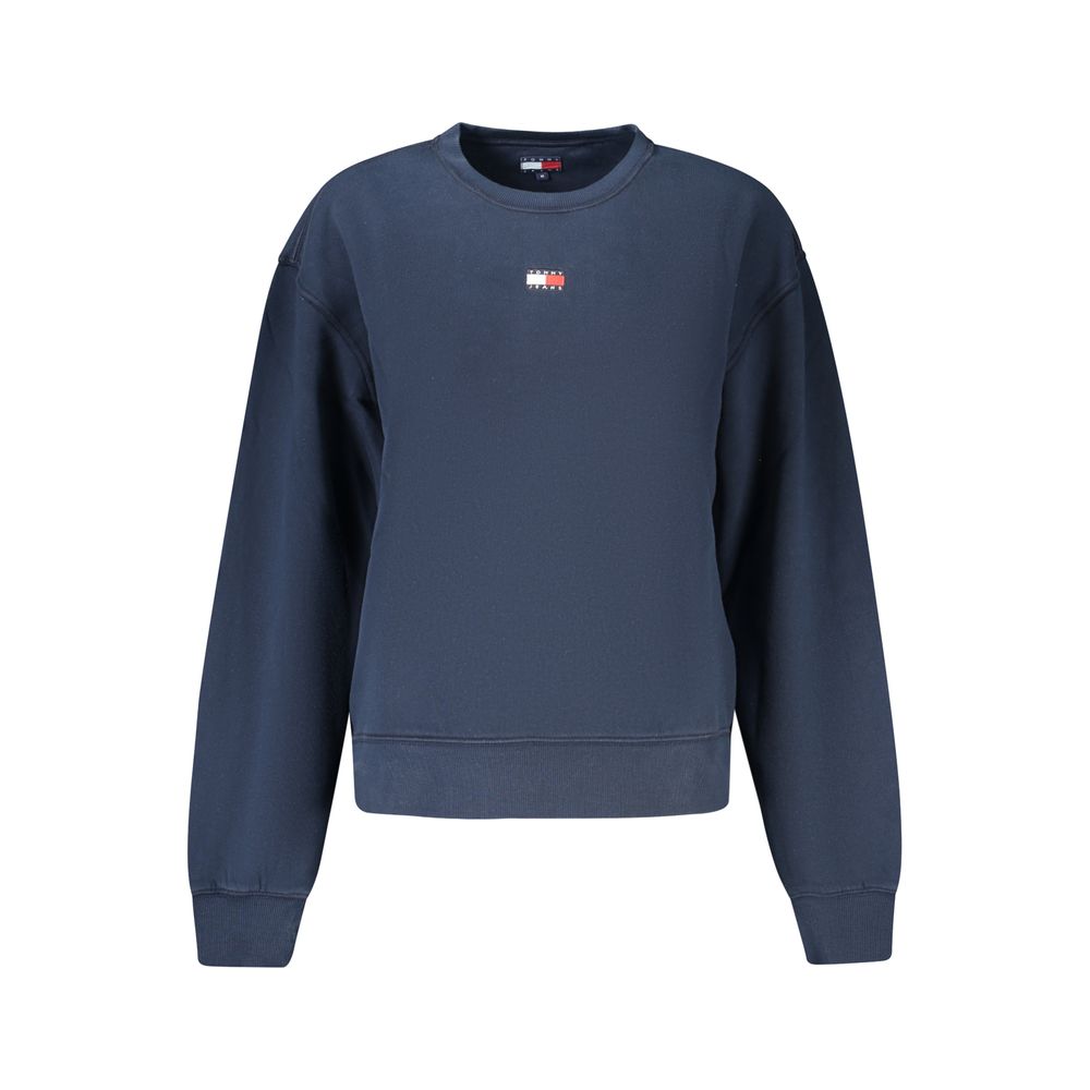 Tommy Hilfiger Women's Blue Cotton Sweatshirt