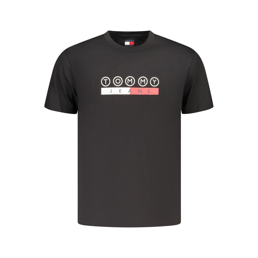 Tommy Hilfiger Men's Black Cotton T-Shirt