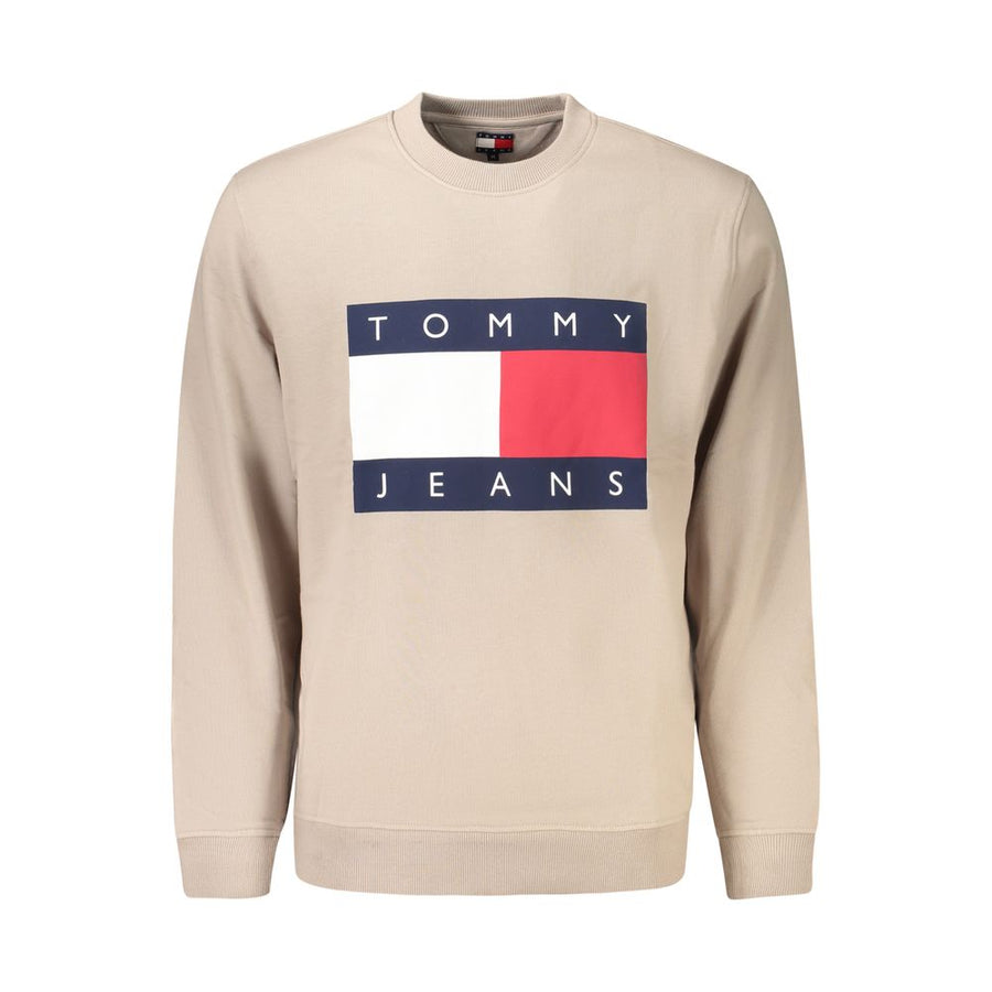 Tommy Hilfiger Men's Beige Cotton Sweatshirt