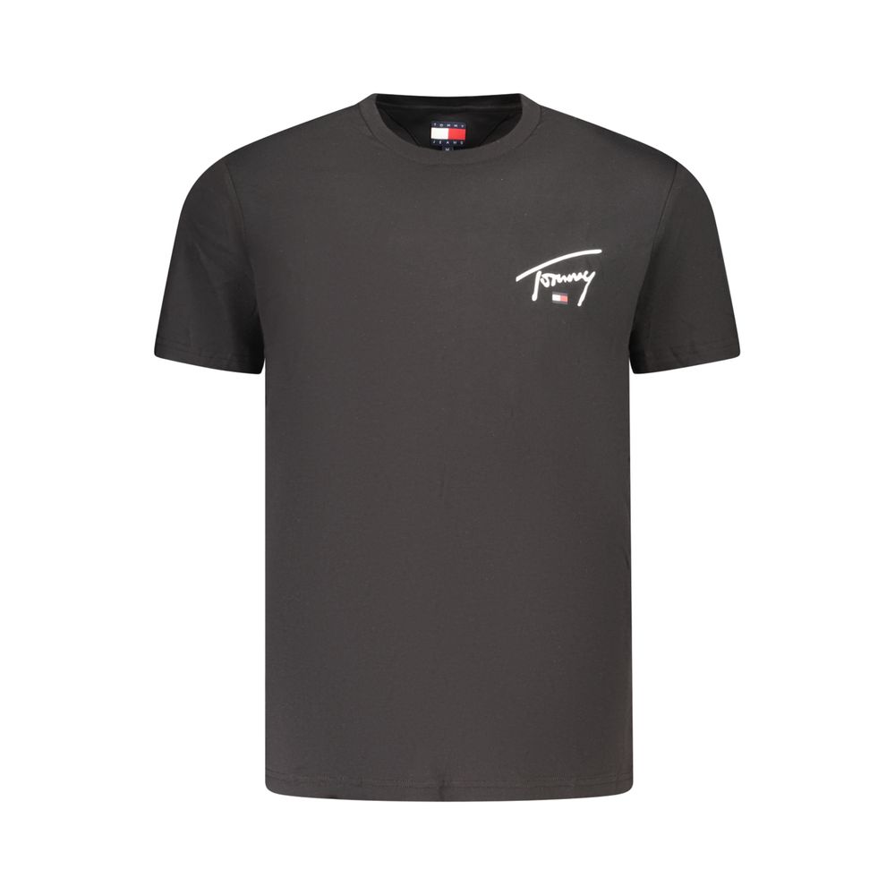Tommy Hilfiger Schwarzes Baumwoll-T-Shirt
