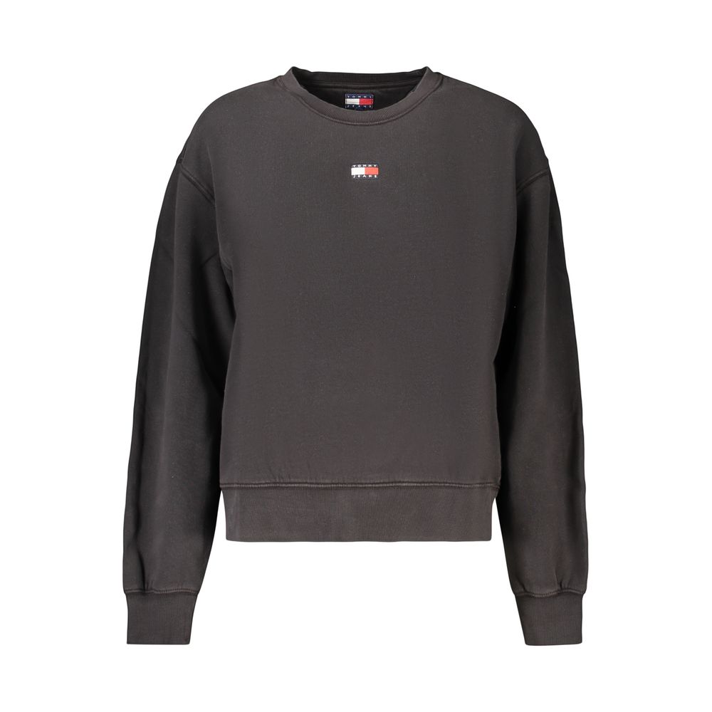 Tommy Hilfiger Schwarzer Baumwoll-Sweatshirt