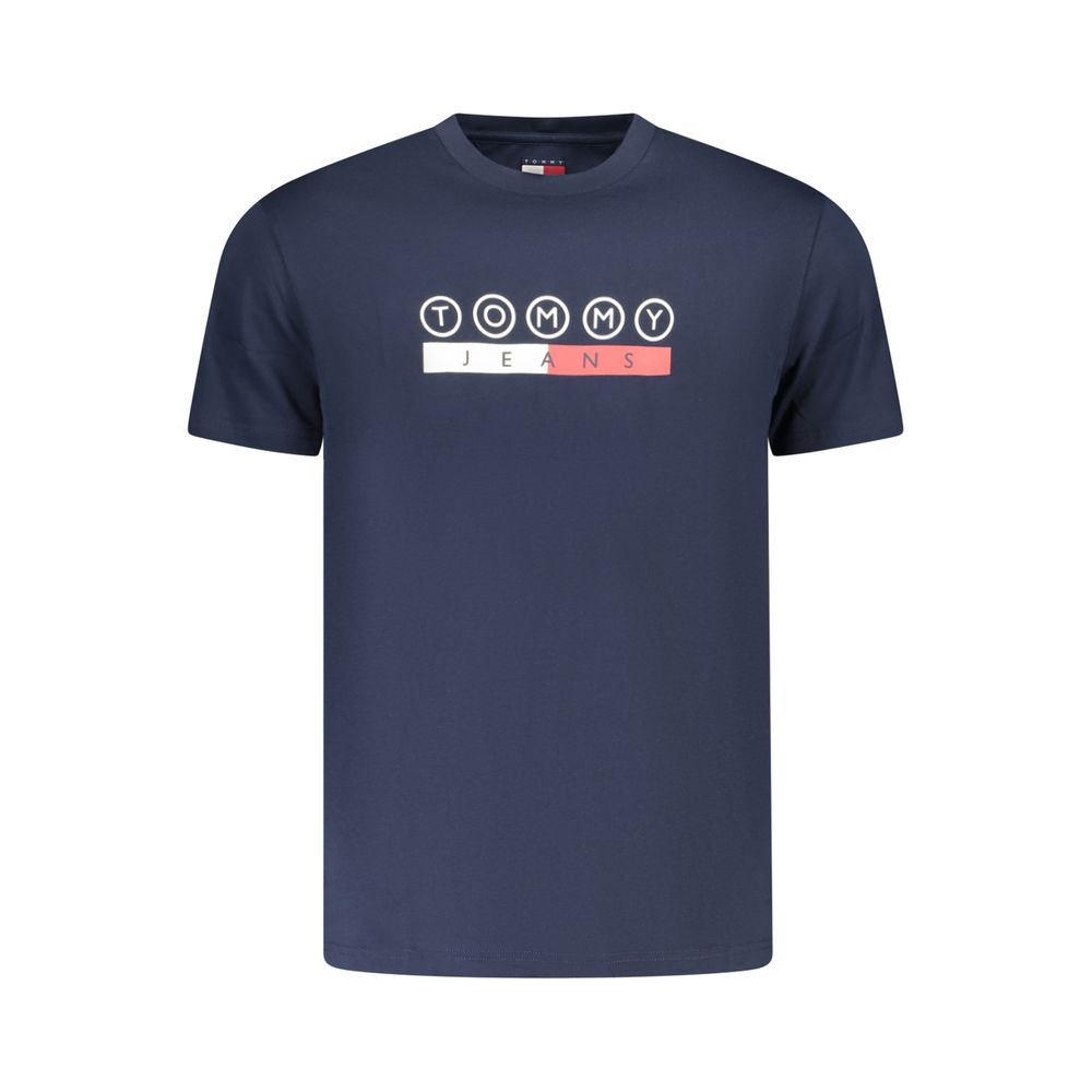 Tommy Hilfiger Blaues Baumwoll-T-Shirt