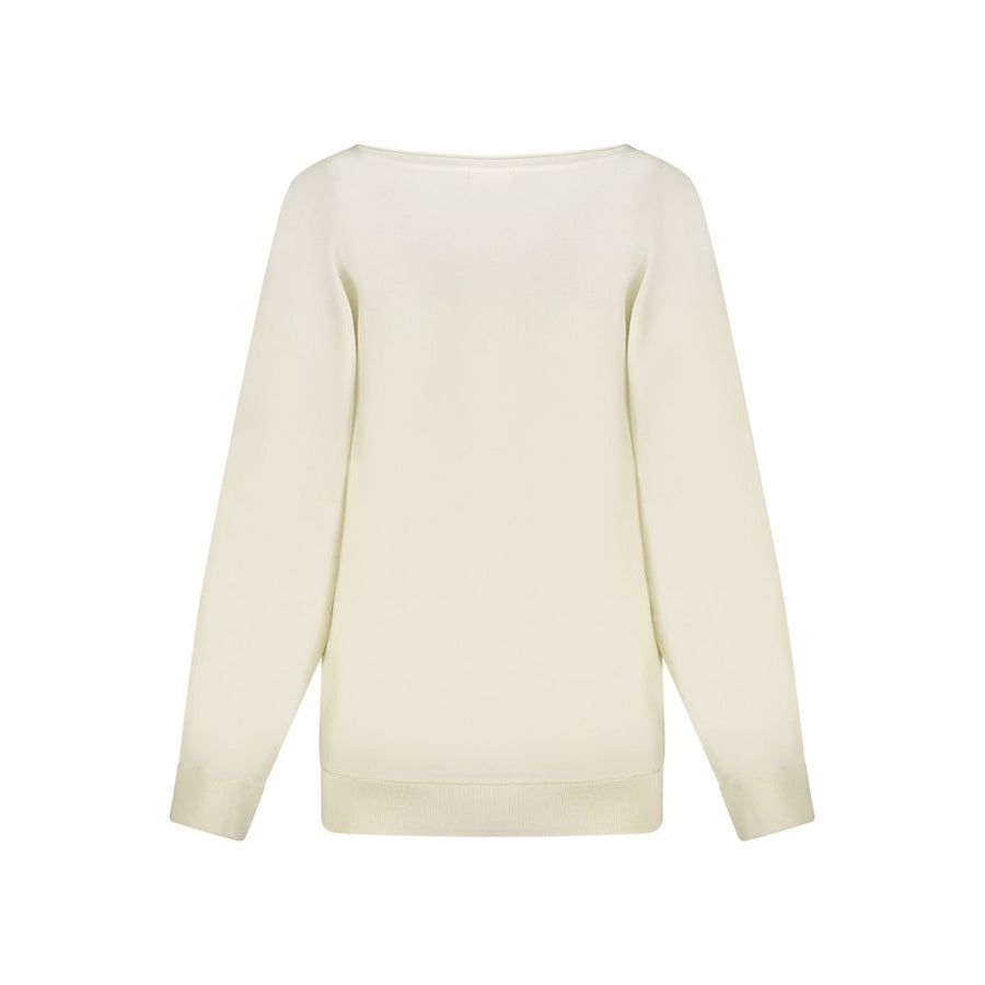 Guess Jeans White Viscose Sweatshirt