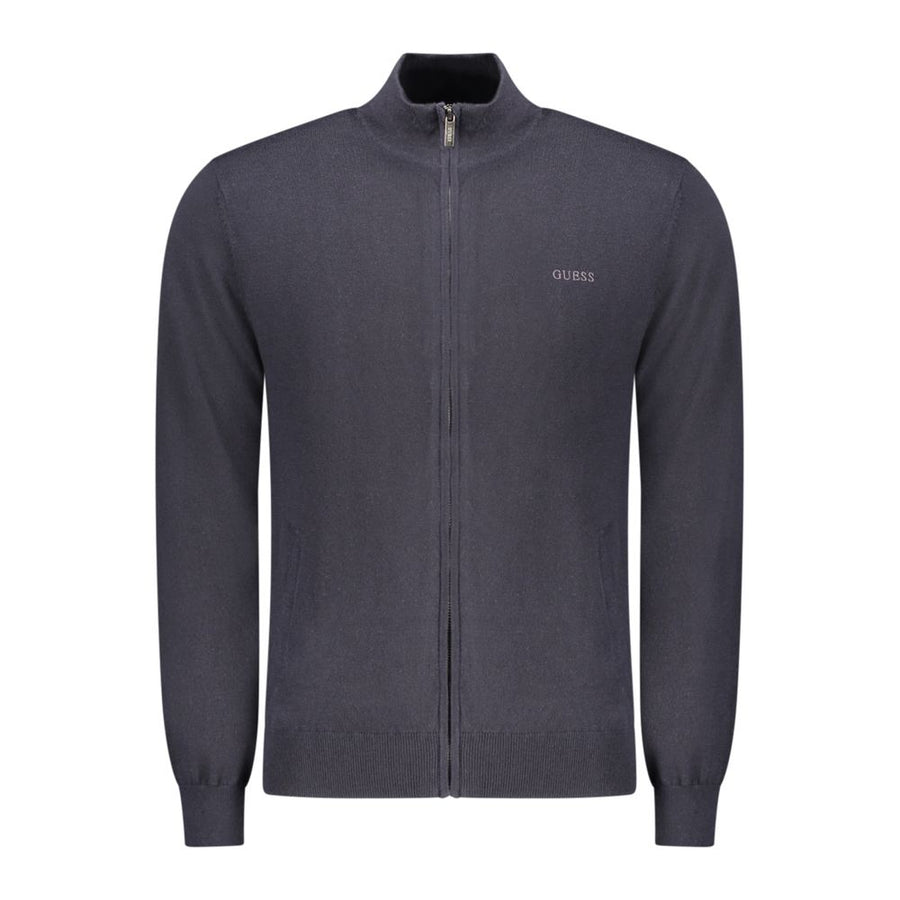 Guess Jeans Blue Wool Cardigan