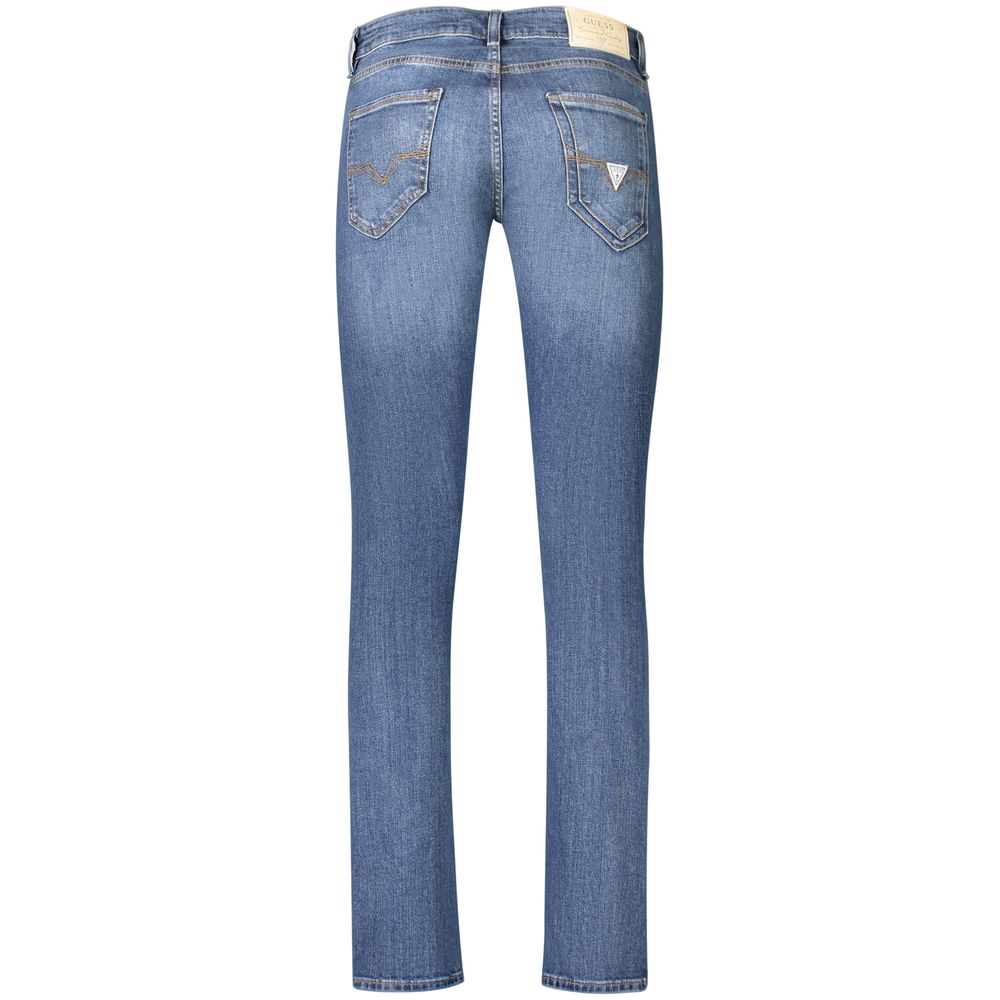 Guess Jeans Blaue Baumwoll-Skinny-Jeans