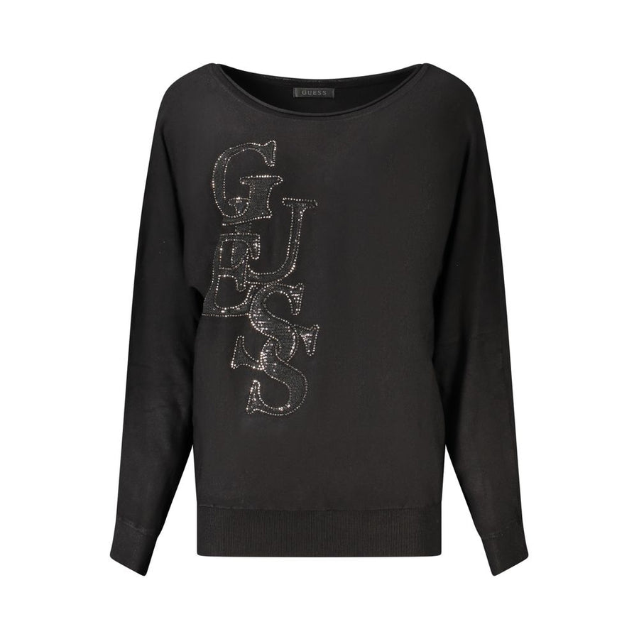 Guess Jeans Black Viscose Sweatshirt