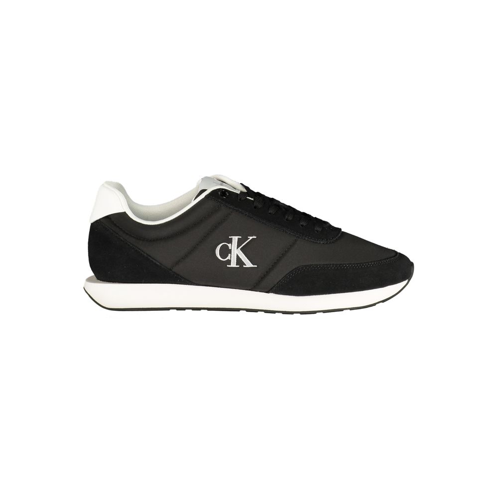 Calvin Klein Schwarze Sneaker aus Polyester für sportliche Looks