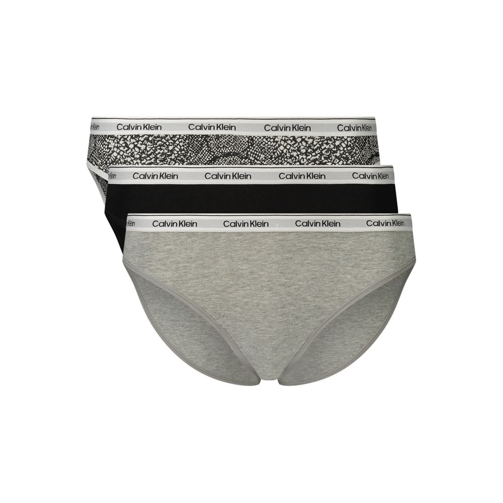Calvin Klein Grey Cotton Women's Underwear