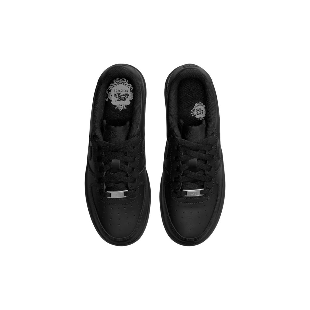 Nike Black Leather Low-Top Sneakers