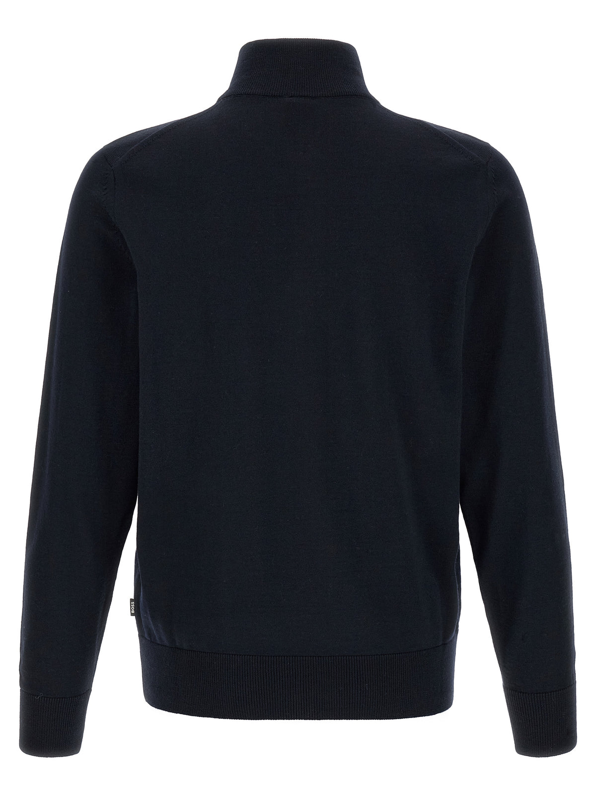 Hugo Boss Blauer Cardigan aus Schurwolle