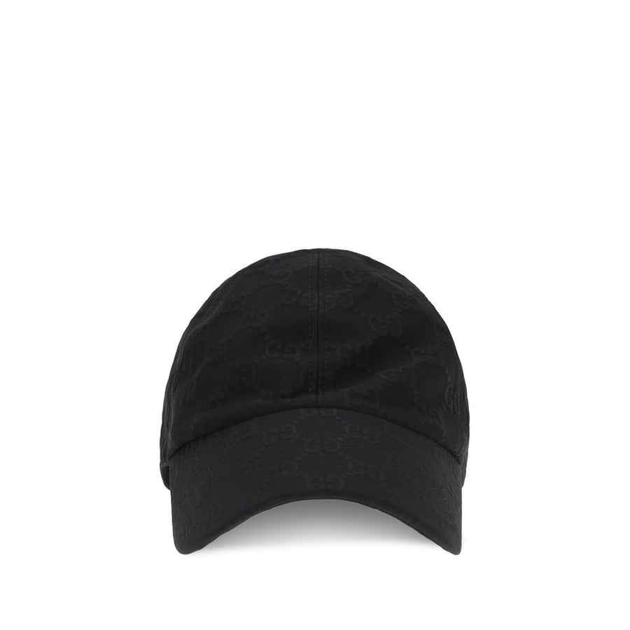 Gucci Black Cotton Cap (Baseball Cap)