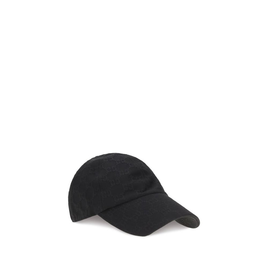 Gucci Black Cotton Cap (Baseball Cap)