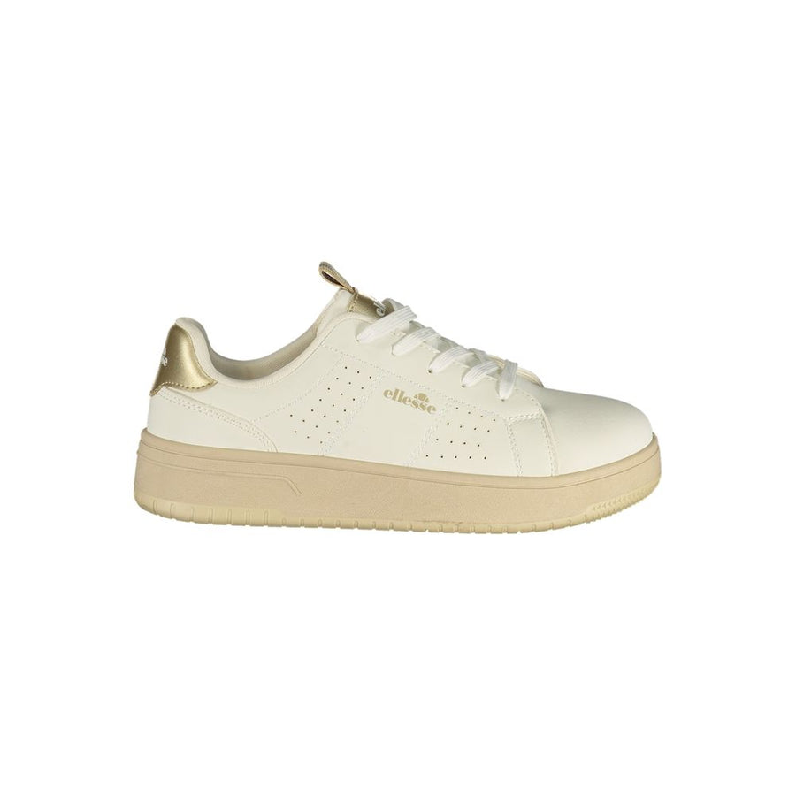 Ellesse White Polyurethane Women's Sneaker