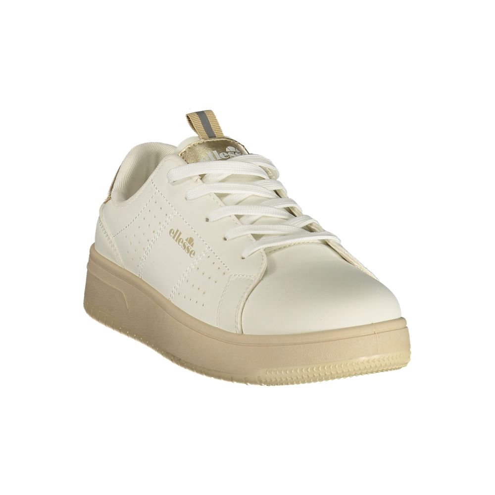 Ellesse White Polyurethane Women's Sneaker
