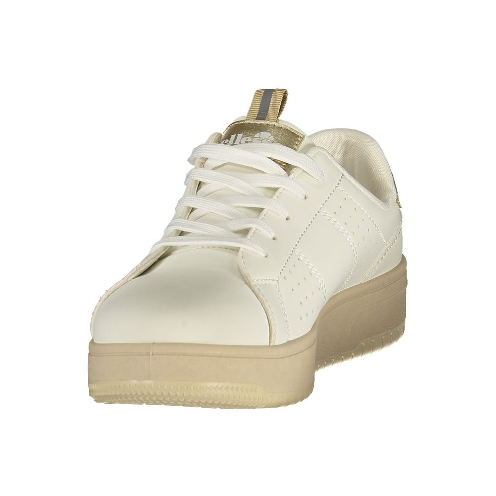 Ellesse White Polyurethane Women's Sneaker