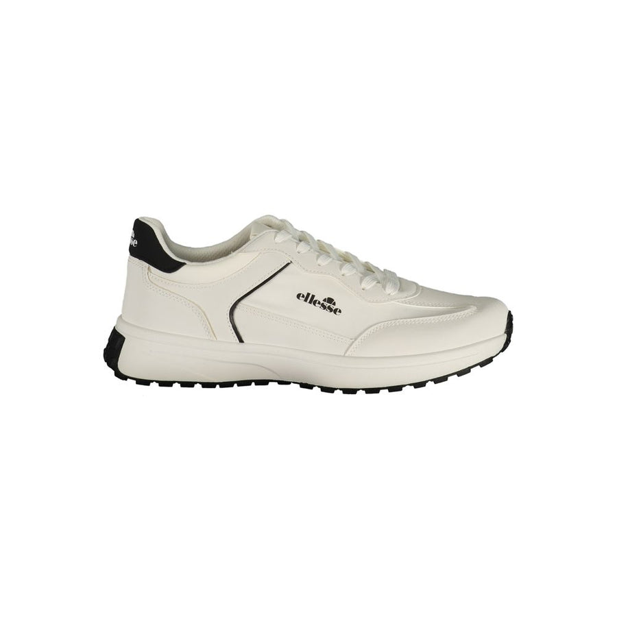 Ellesse men's sneakers in white polyurethane