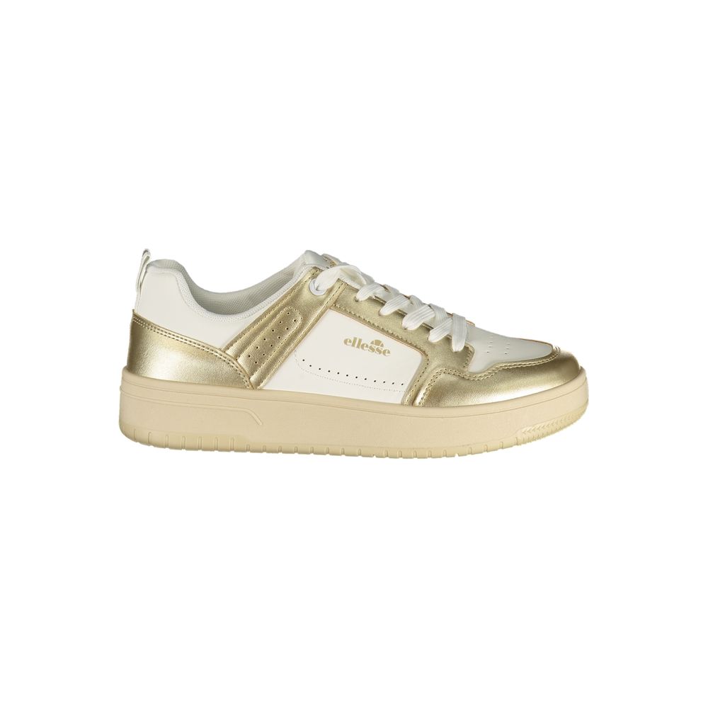 Ellesse Weiße Damen-Sneaker aus Polyurethan