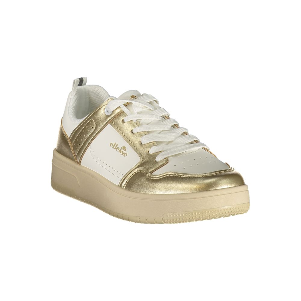 Ellesse Weiße Damen-Sneaker aus Polyurethan