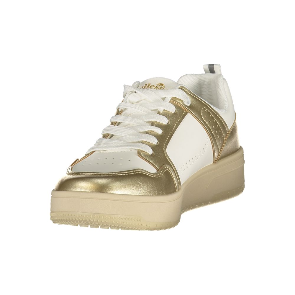 Ellesse Weiße Damen-Sneaker aus Polyurethan
