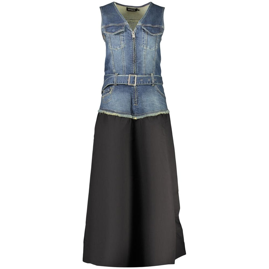Desigual Black Cotton Dress