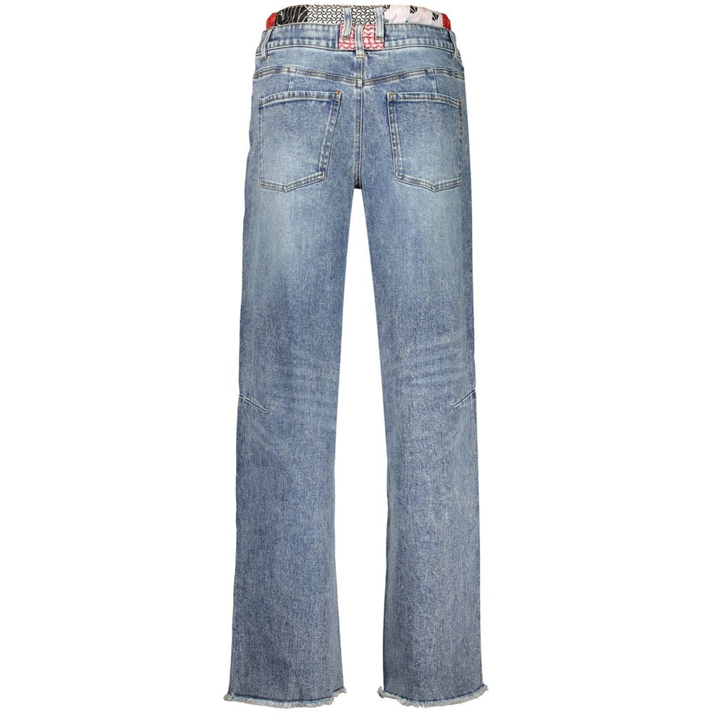 Desigual Blaue Baumwolljeans für Damen