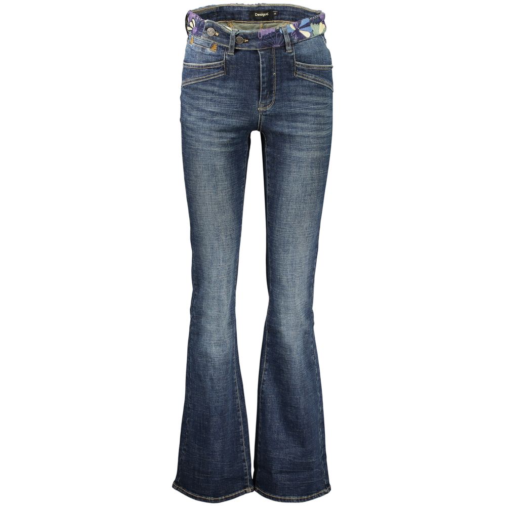 Desigual Damen-Jeans aus Baumwolle in Blau