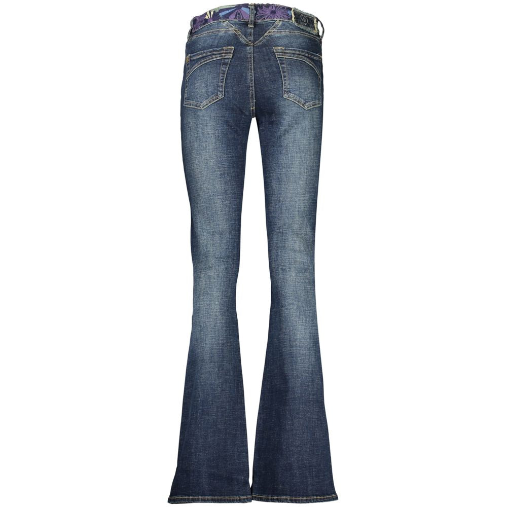 Desigual Damen-Jeans aus Baumwolle in Blau
