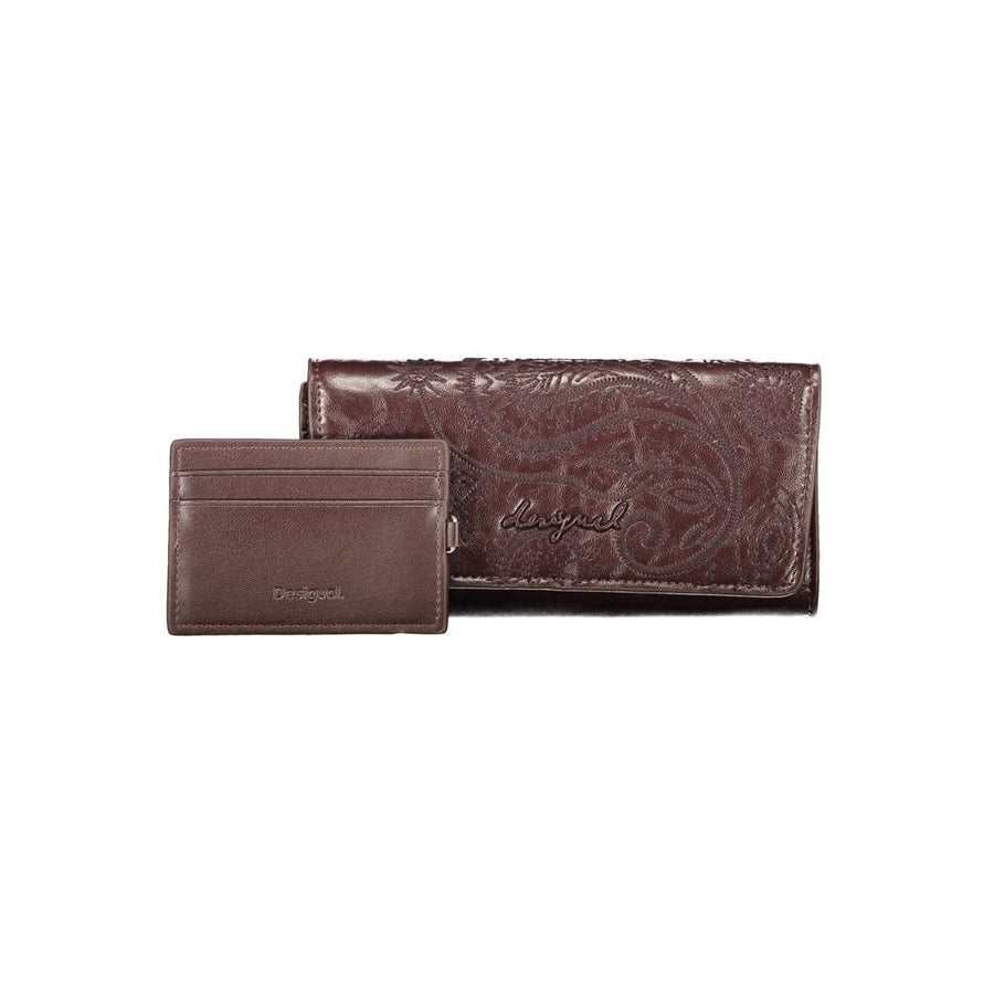 Desigual Women's Brown Polyurethane Wallet