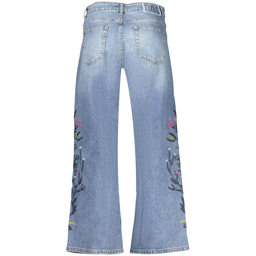 Desigual Damenjeans aus Baumwolle in Blau