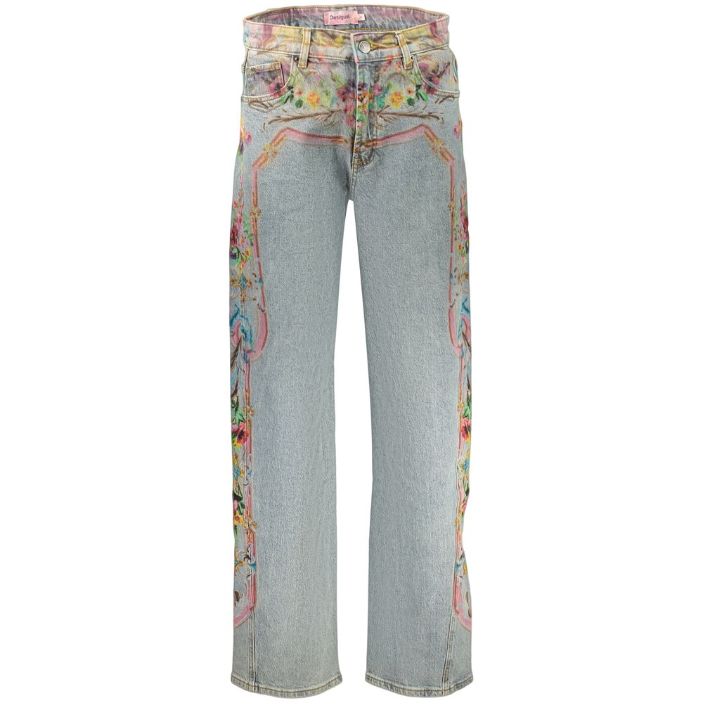 Desigual Blaue Jeans aus Baumwolle für Damen