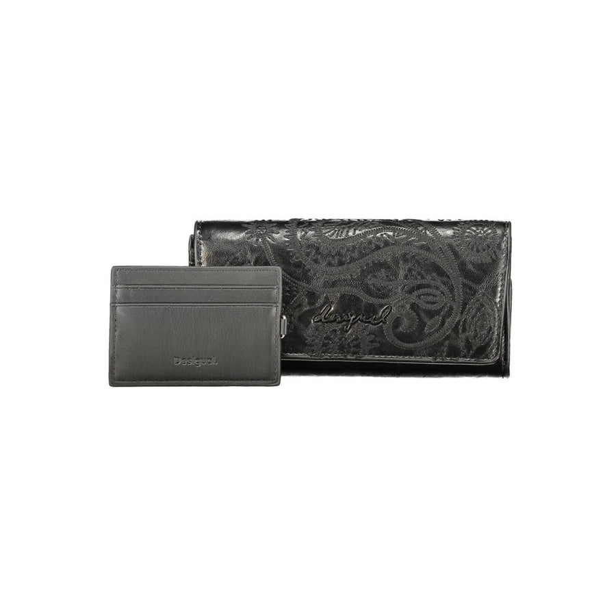 Desigual Women's Black Polyurethane Wallet