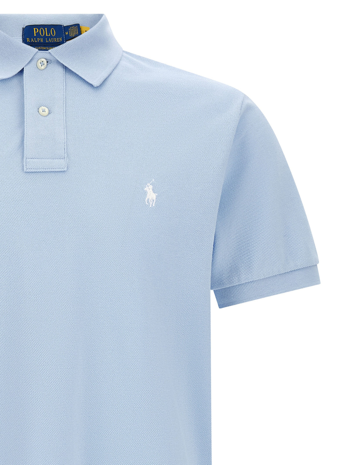 Polo Ralph Lauren Blaues Baumwoll-Polohemd