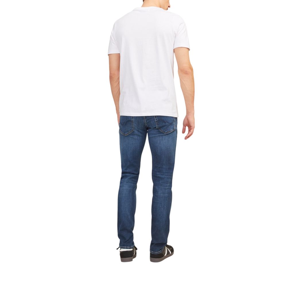 Jack Jones Blaue Baumwoll-Skinny-Jeans