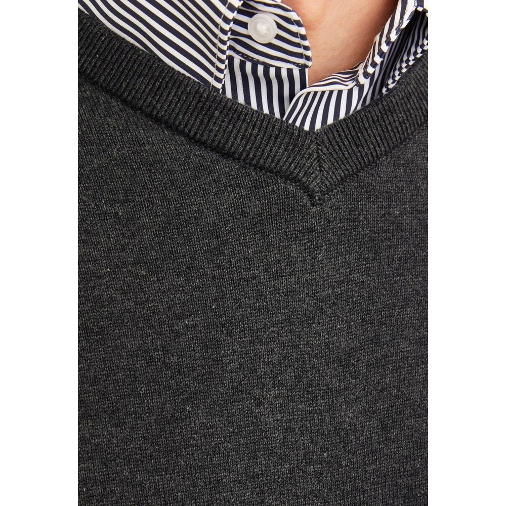 Jack Jones Grauer Baumwollpullover
