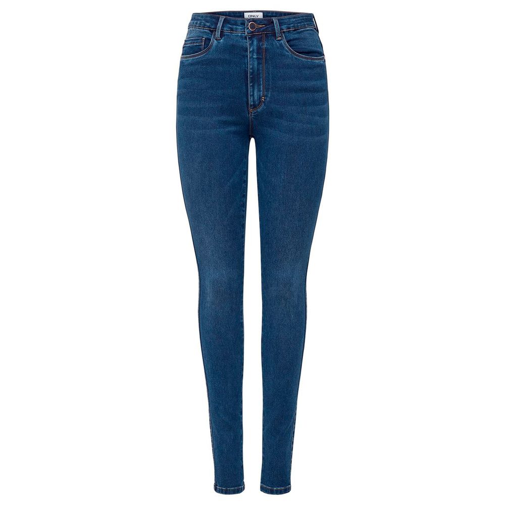 Only Blaue Baumwoll-Skinny-Jeans