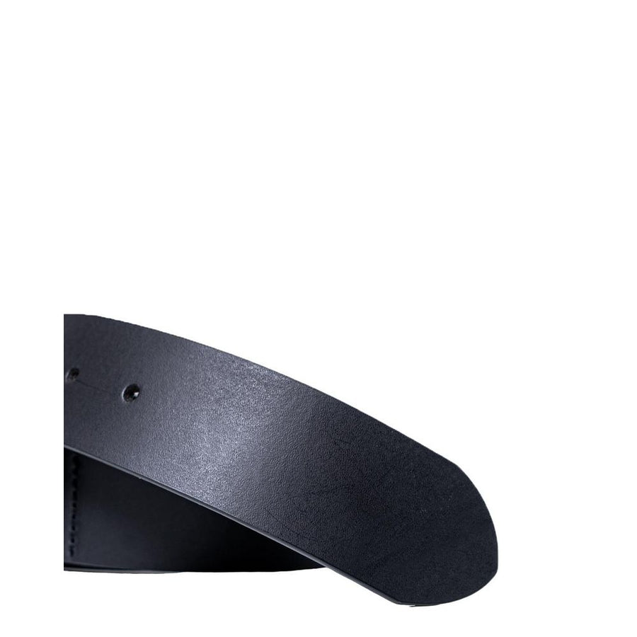 Armani Exchange Black Leather Belt Regular