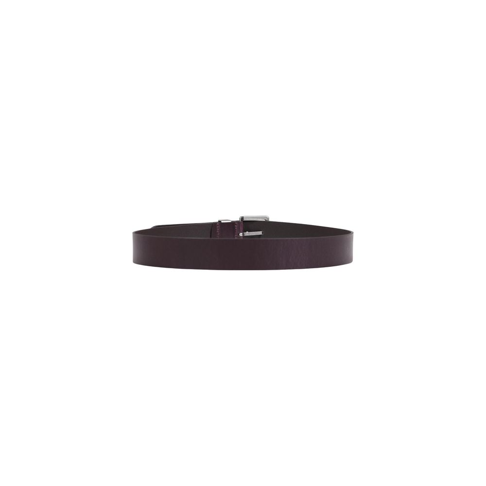 Armani Exchange Brauner Ledergürtel Regular Fit