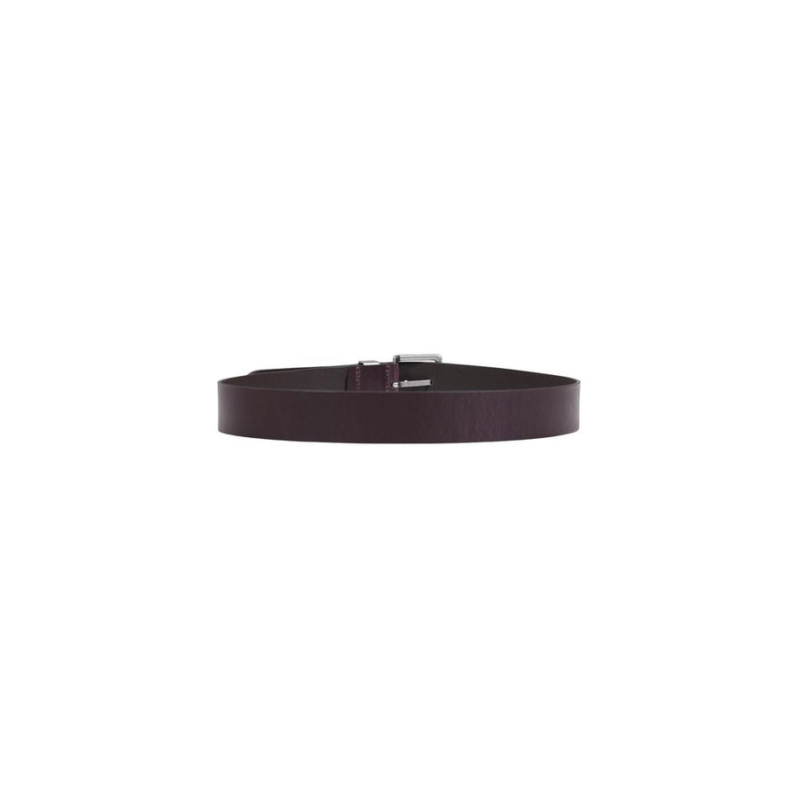 Armani Exchange Brown Leather Belt Regular Fit