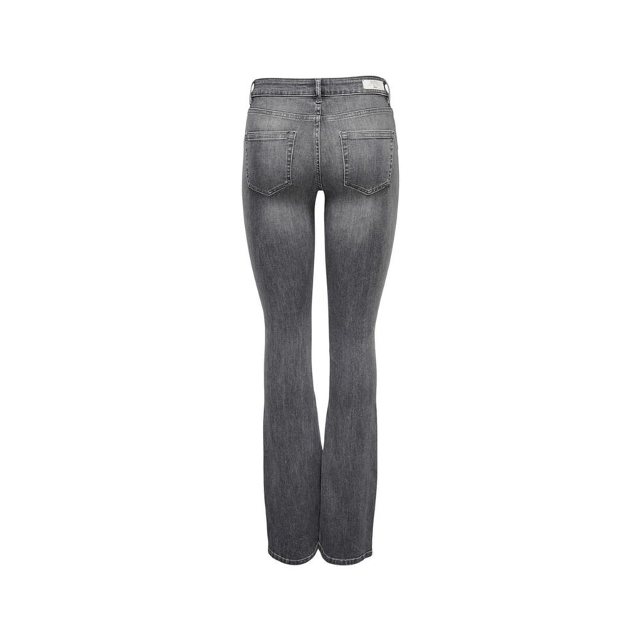 Only Graue Skinny Jeans aus Baumwolle
