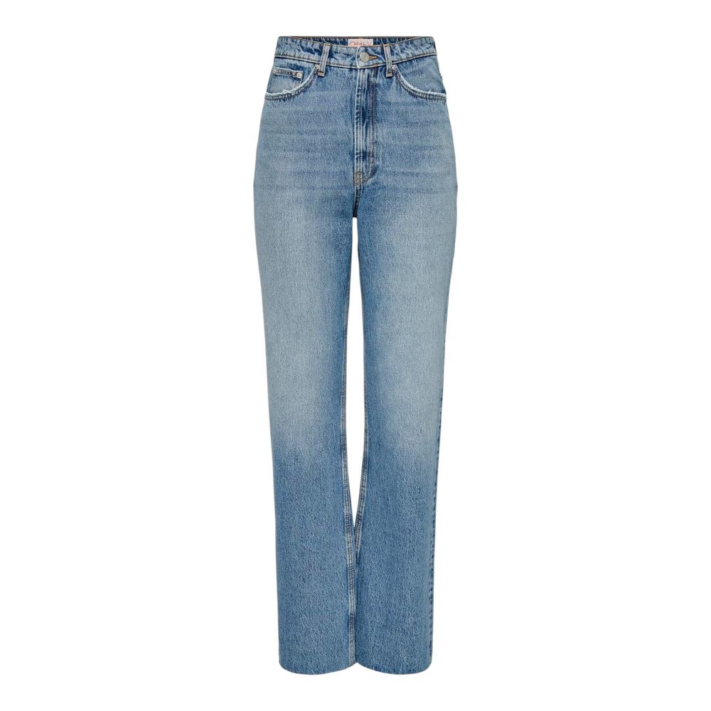 Only Light Blue Relaxed Fit Cotton Jeans