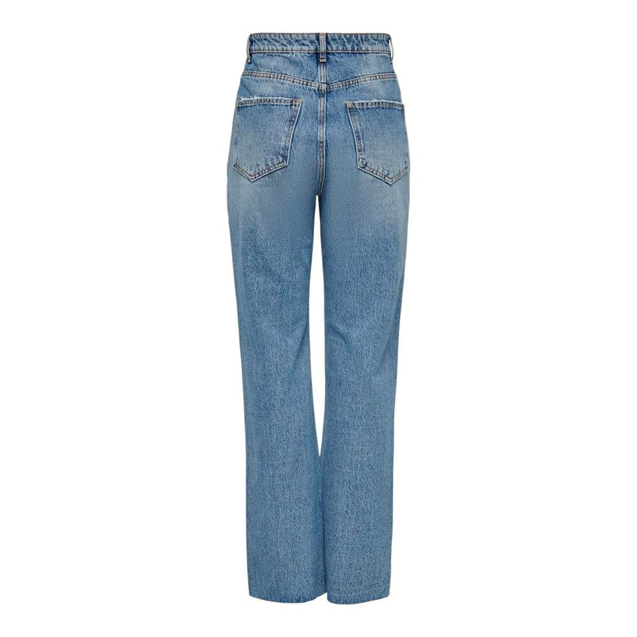 Only Light Blue Relaxed Fit Cotton Jeans