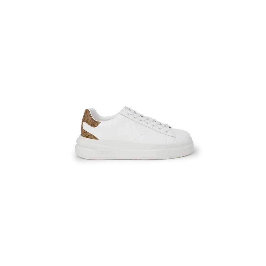 Guess white low-top polyethylene sneakers